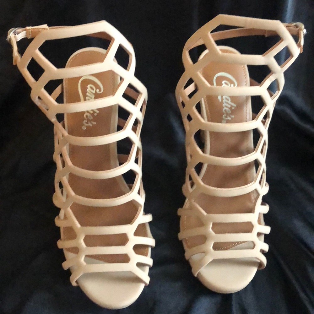 Candies Nude Sandals